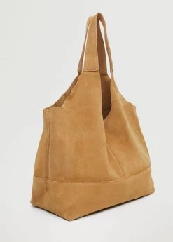 Mango Leather Shopper Bag Medium Brown -Mango Bags Sales Store unnamed file 206