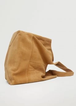 Mango Leather Shopper Bag Medium Brown -Mango Bags Sales Store unnamed file 209