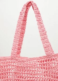 Mango Raffia Shopper Bag Neon Pink 21 Mango Raffia Shopper Bag Neon Pink -Mango Bags Sales Store unnamed file 22
