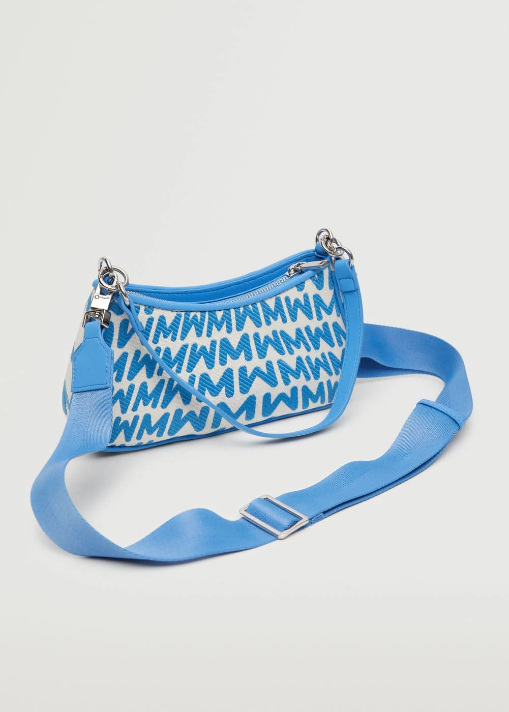 Mango Baguette Bag With Logo Chocolate 10 Mango Baguette Bag With Logo Chocolate - Image 10