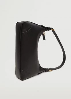 Mango Baguette Bag Buckle Handle Black -Mango Bags Sales Store unnamed file 233