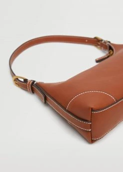 Mango Baguette Bag Buckle Handle Black -Mango Bags Sales Store unnamed file 236