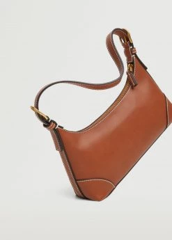 Mango Baguette Bag Buckle Handle Black -Mango Bags Sales Store unnamed file 240