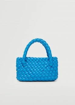 Mango Braided Mini Bag Blue -Mango Bags Sales Store unnamed file 259
