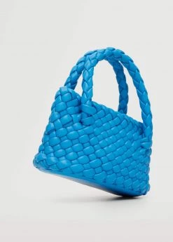 Mango Braided Mini Bag Blue -Mango Bags Sales Store unnamed file 264
