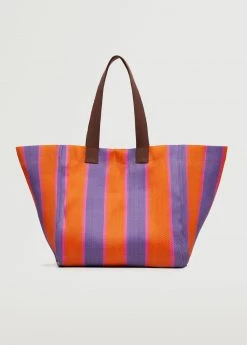 Mango Striped Shopper Bag Green 20 Mango Striped Shopper Bag Green -Mango Bags Sales Store unnamed file 282