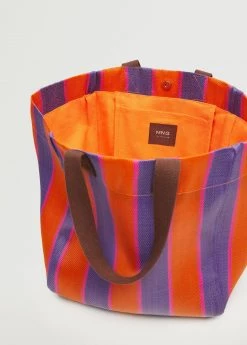 Mango Striped Shopper Bag Green 22 Mango Striped Shopper Bag Green -Mango Bags Sales Store unnamed file 284