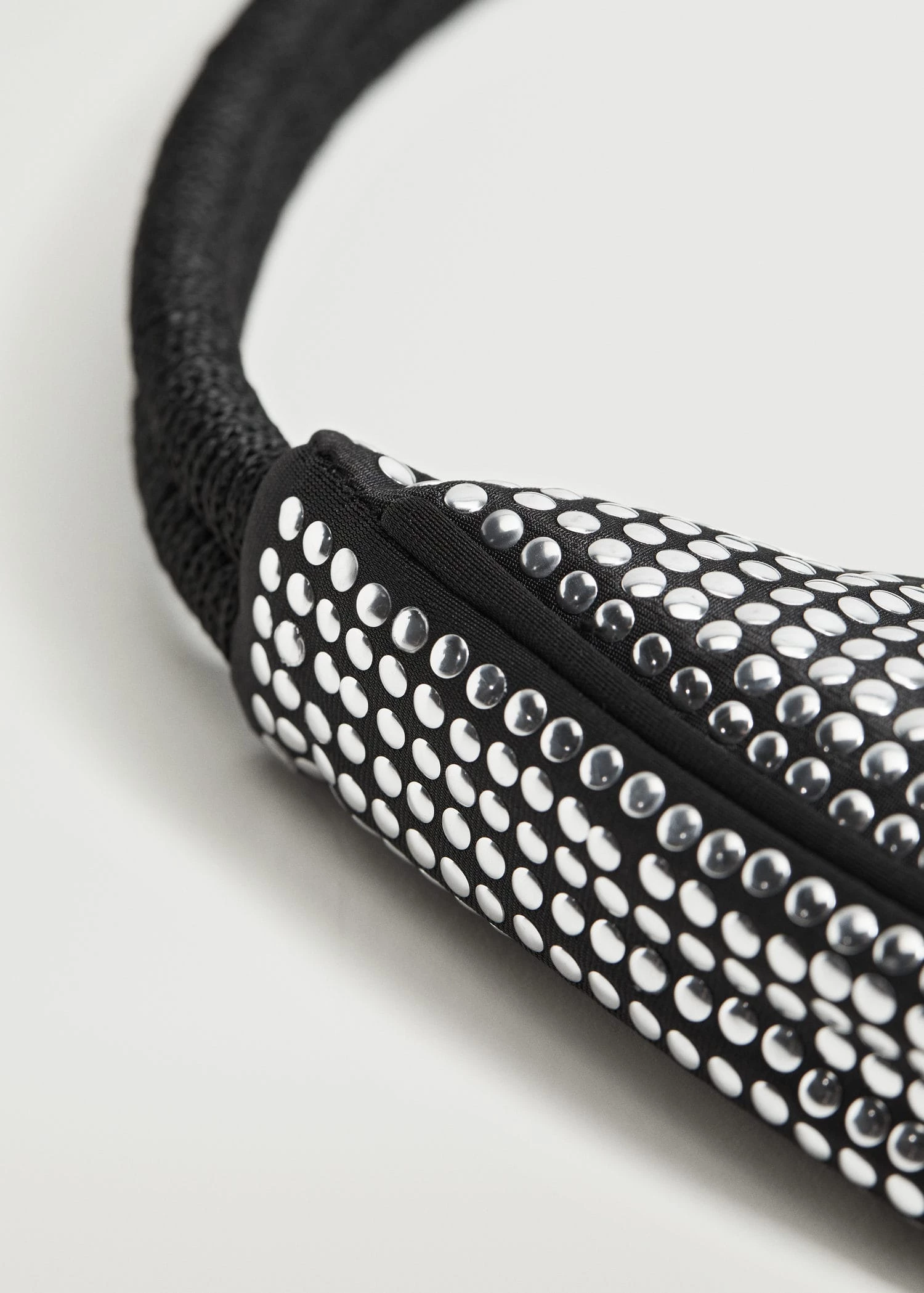 Mango Glossy Baguette Bag Black 5 Mango Glossy Baguette Bag Black - Image 5