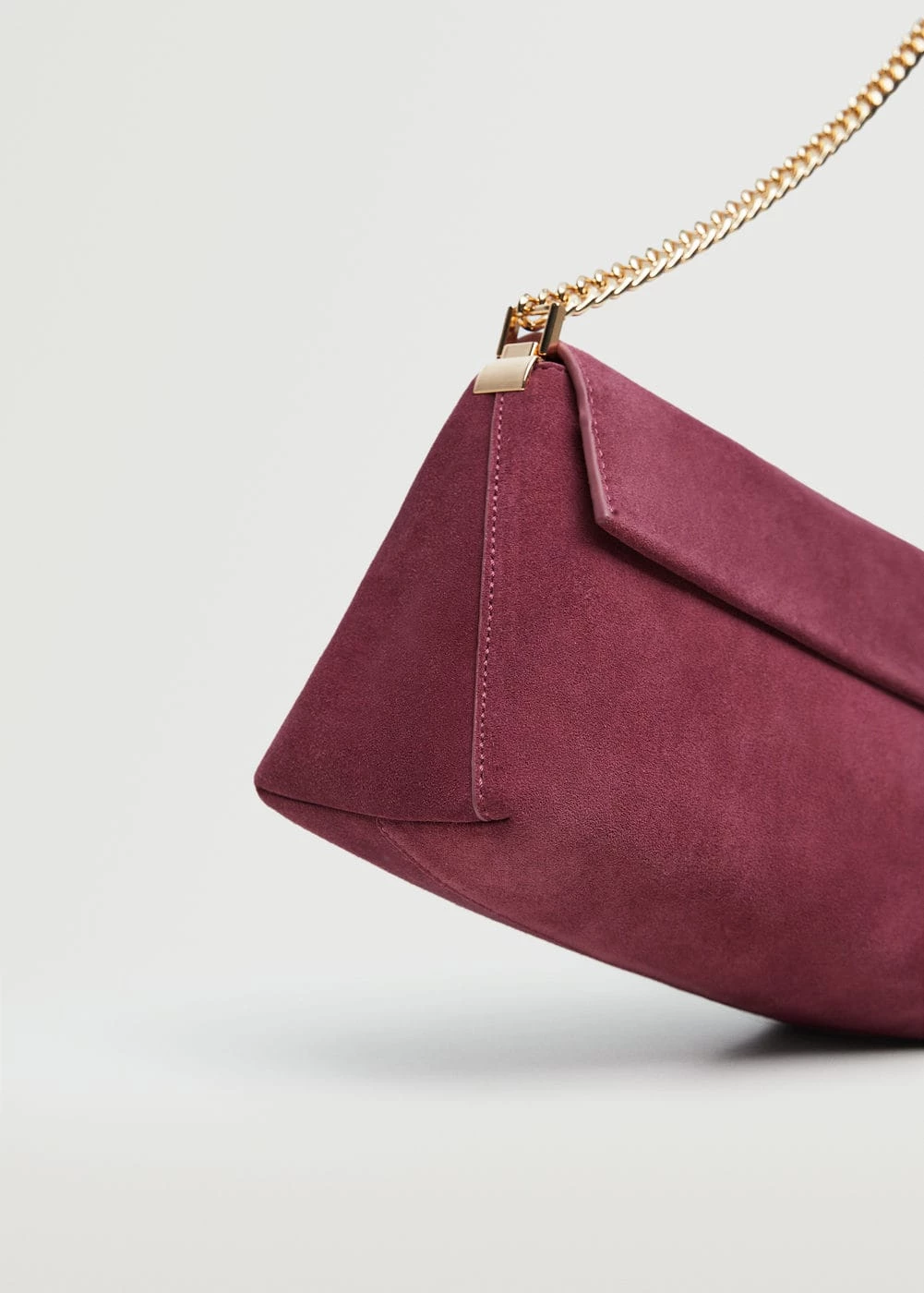 Mango Chain Leather Bag Cherry 3 Mango Chain Leather Bag Cherry - Image 3