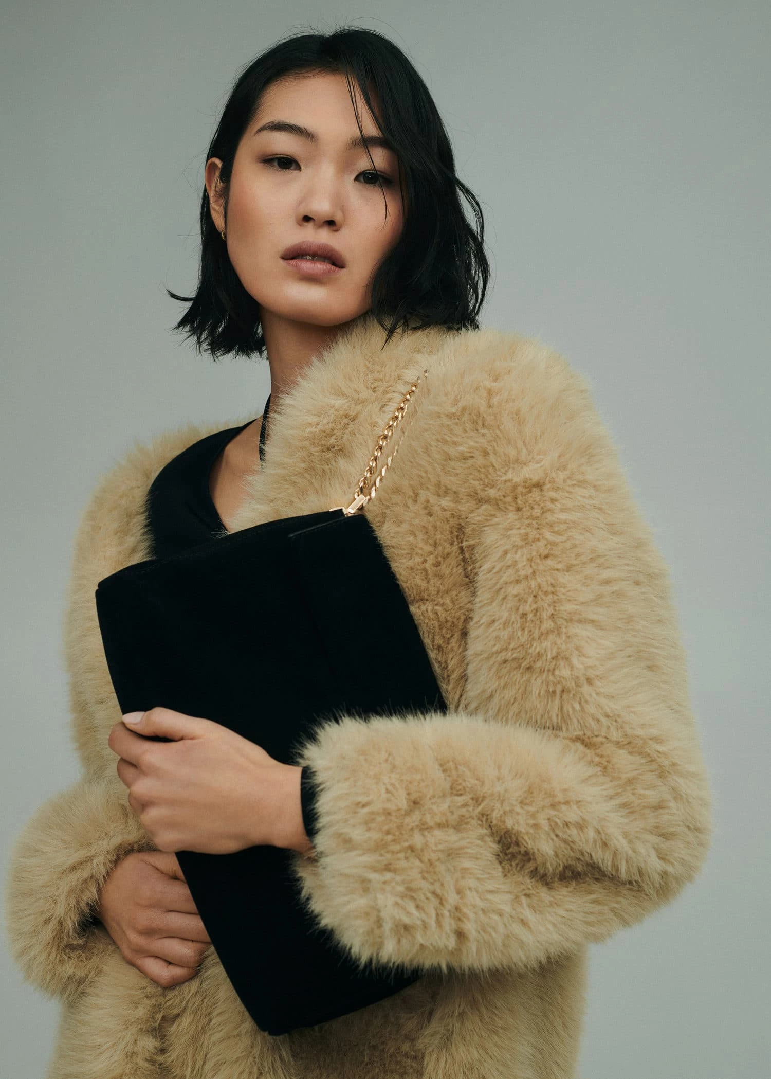 Mango Chain Leather Bag Cherry 10 Mango Chain Leather Bag Cherry - Image 10