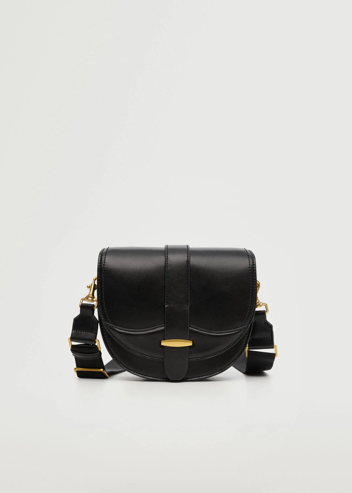 Mango Flap Crossbody Bag Leather 3 Mango Flap Crossbody Bag Leather - Image 3