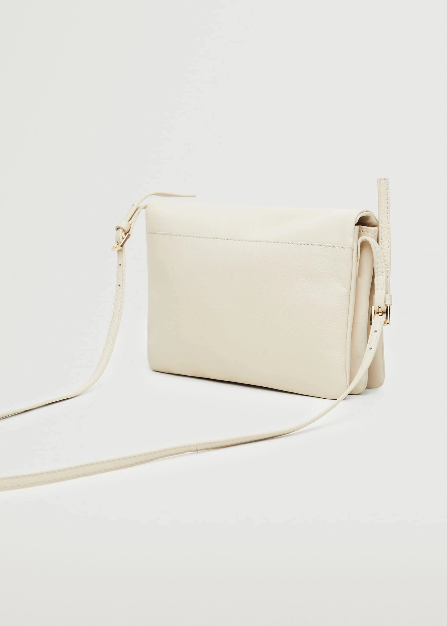 Mango Leather Cross Body Bag Lime 5 Mango Leather Cross Body Bag Lime - Image 5