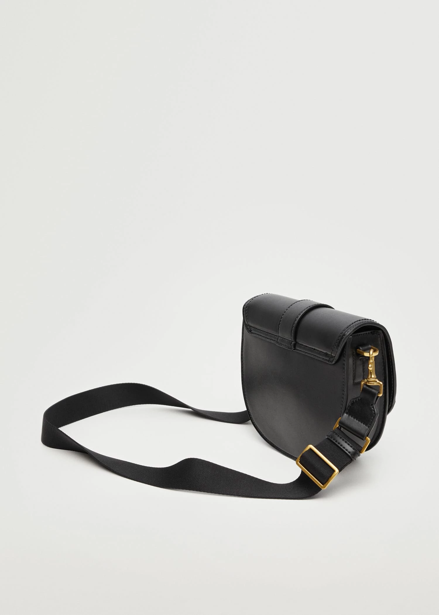 Mango Flap Crossbody Bag Leather 4 Mango Flap Crossbody Bag Leather - Image 4