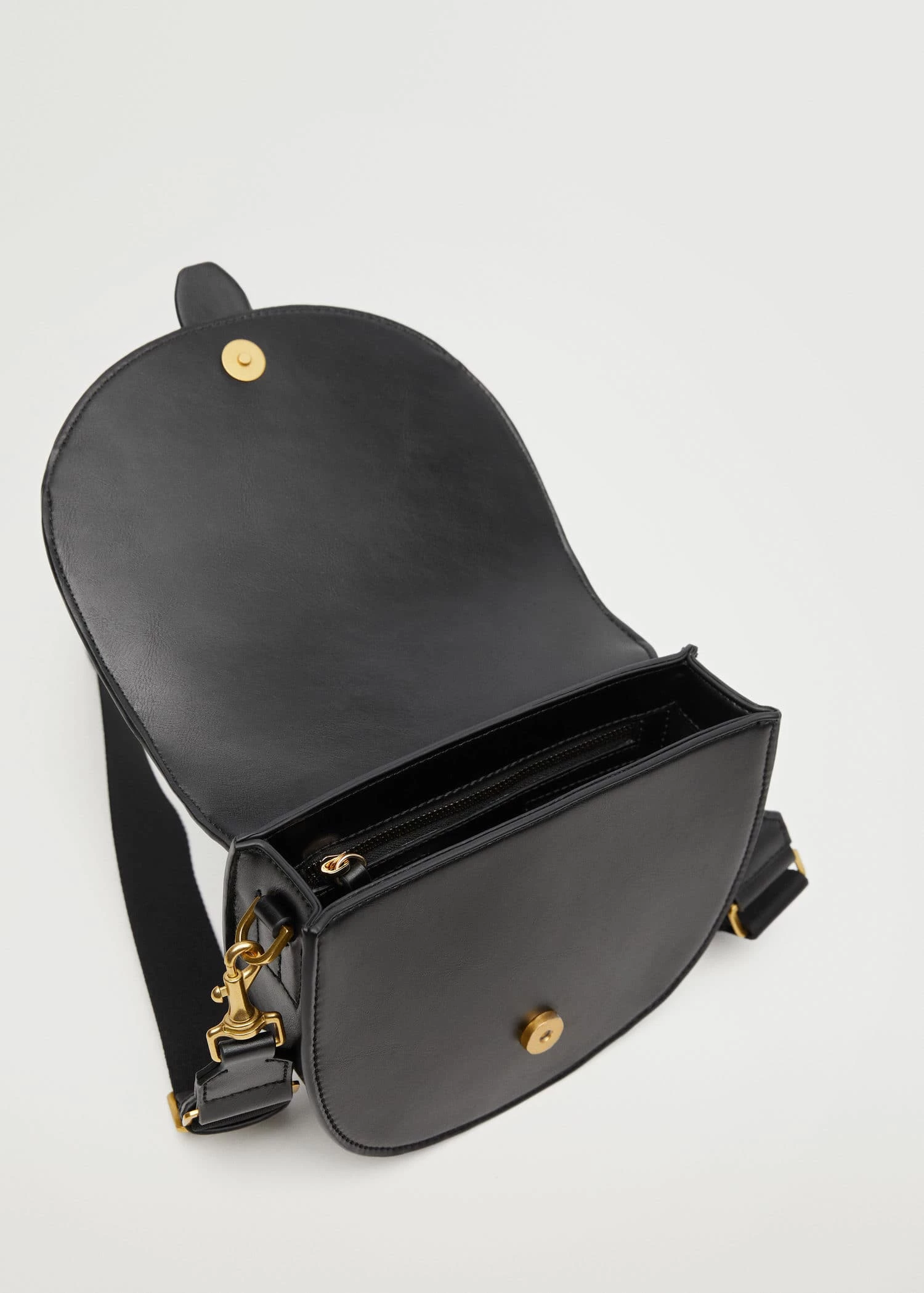 Mango Flap Crossbody Bag Leather 5 Mango Flap Crossbody Bag Leather - Image 5