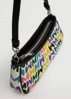 Mango Baguette Bag With Logo Blue -Mango Bags Sales Store unnamed file 515