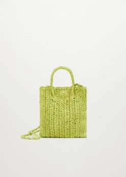 Mango Mini Shopper Bag Orange
