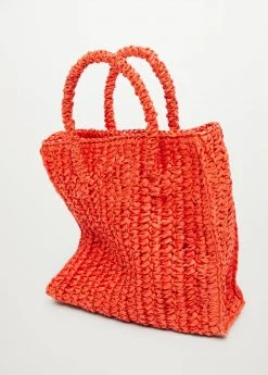 Mango Mini Shopper Bag Orange -Mango Bags Sales Store unnamed file 552