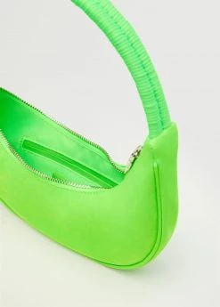 Mango Fluorine Baguette Bag Green -Mango Bags Sales Store unnamed file 556