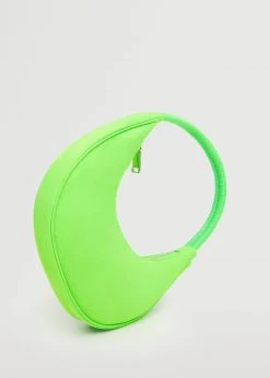 Mango Fluorine Baguette Bag Green -Mango Bags Sales Store unnamed file 562