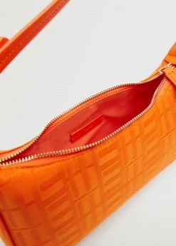 Mango Printed Baguette Bag Orange -Mango Bags Sales Store unnamed file 57