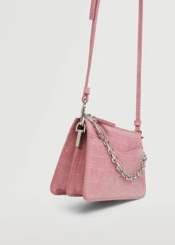 Mango Croc-effect Cross Body Bag Black -Mango Bags Sales Store unnamed file 652