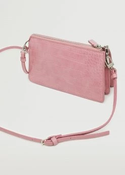 Mango Croc-effect Cross Body Bag Black -Mango Bags Sales Store unnamed file 653