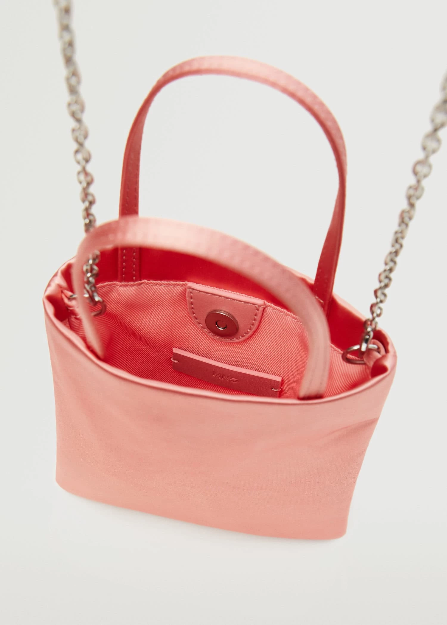 Mango Mini Satin Bag Lime 13 Mango Mini Satin Bag Lime - Image 13