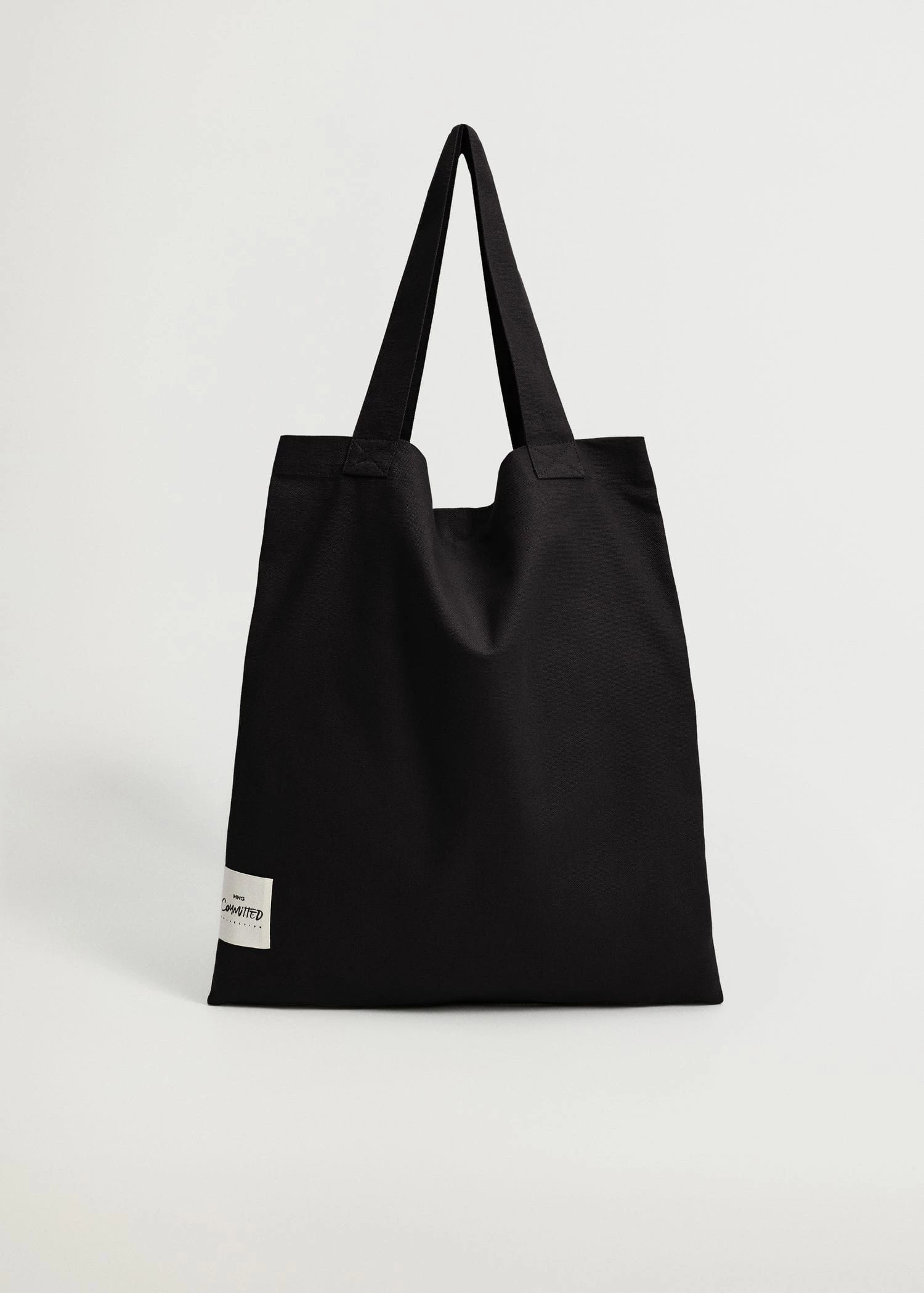 Mango Cotton Shopper Bag Vibrant Blue 1 Mango Cotton Shopper Bag Vibrant Blue