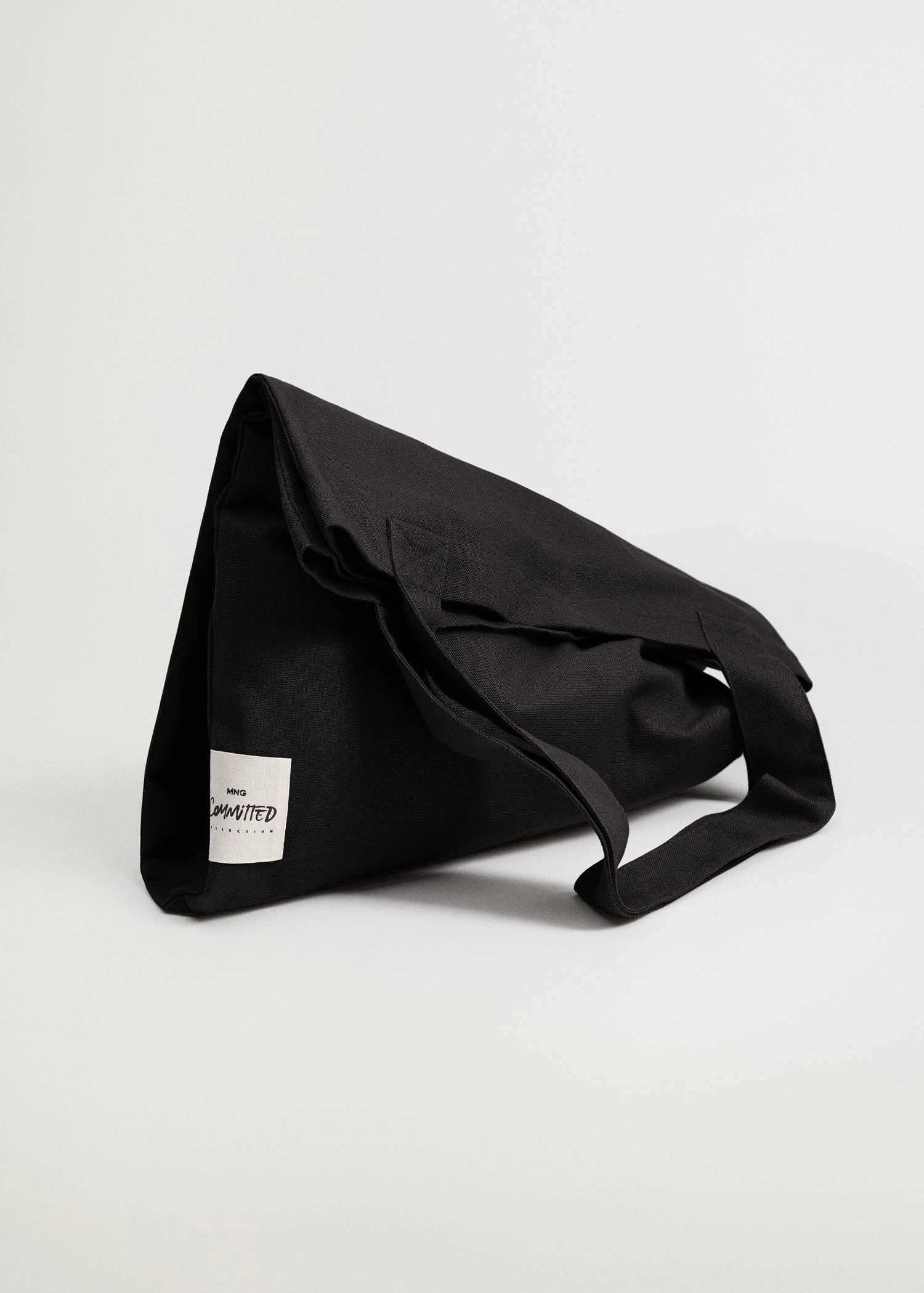 Mango Cotton Shopper Bag Vibrant Blue 3 Mango Cotton Shopper Bag Vibrant Blue - Image 3