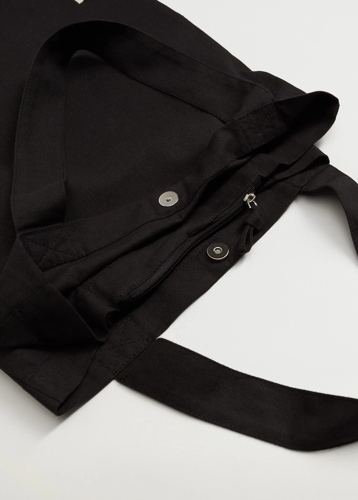 Mango Cotton Shopper Bag Vibrant Blue 4 Mango Cotton Shopper Bag Vibrant Blue - Image 4