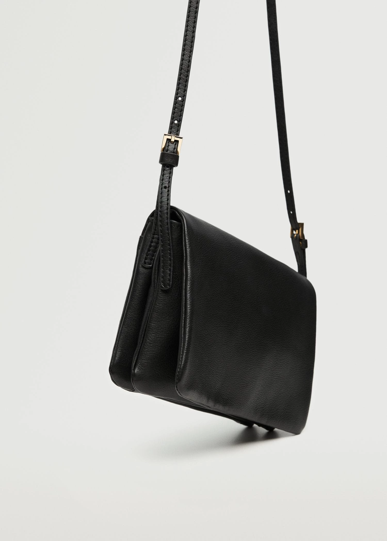 Mango Leather Cross Body Bag Lime 8 Mango Leather Cross Body Bag Lime - Image 8