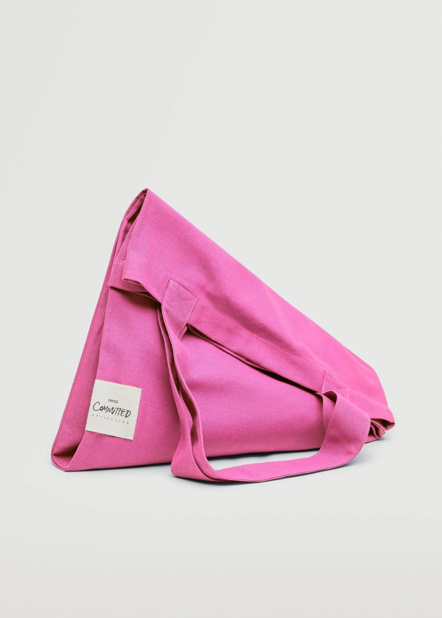 Mango Cotton Shopper Bag Vibrant Blue 8 Mango Cotton Shopper Bag Vibrant Blue - Image 8