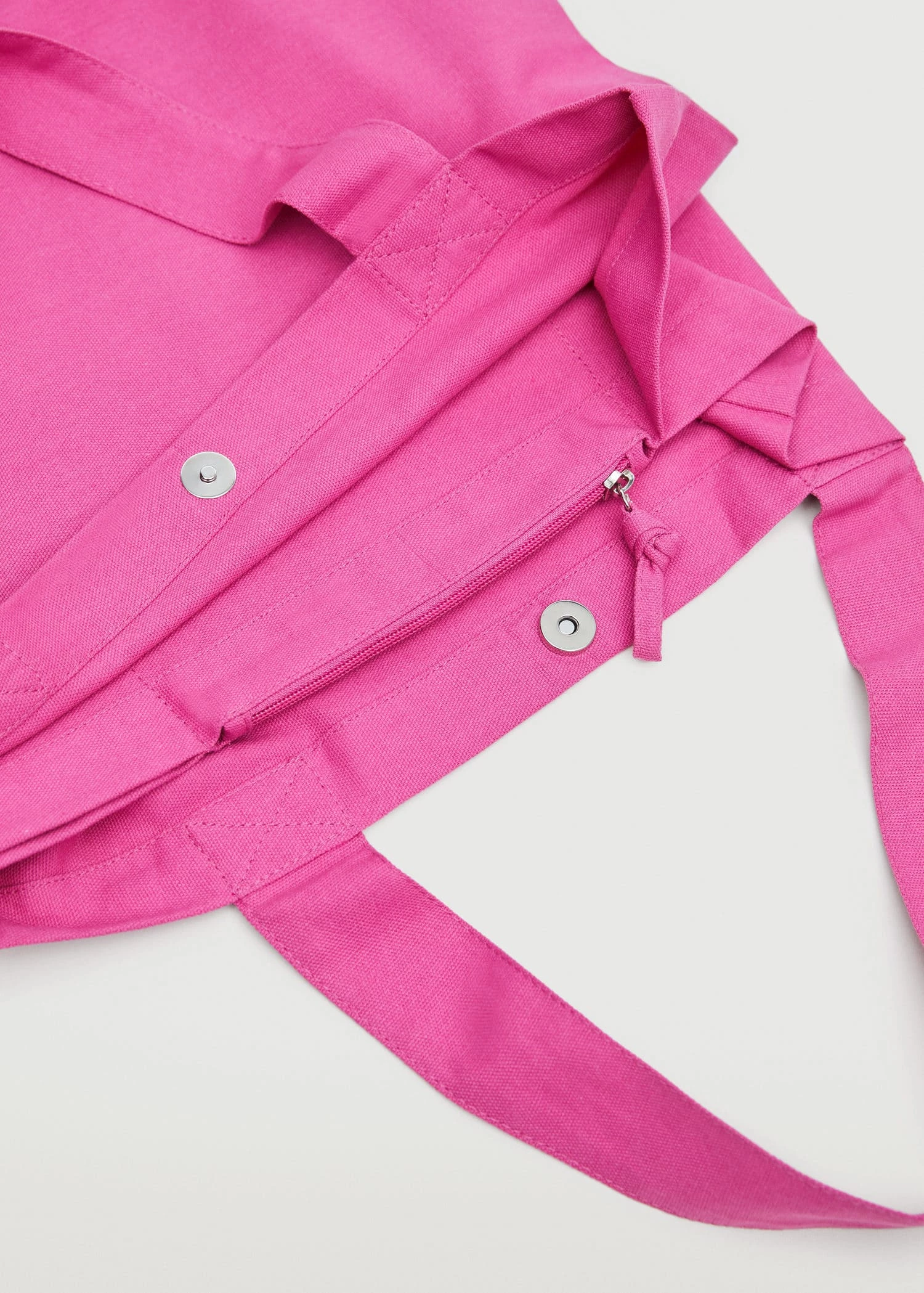 Mango Cotton Shopper Bag Vibrant Blue 9 Mango Cotton Shopper Bag Vibrant Blue - Image 9