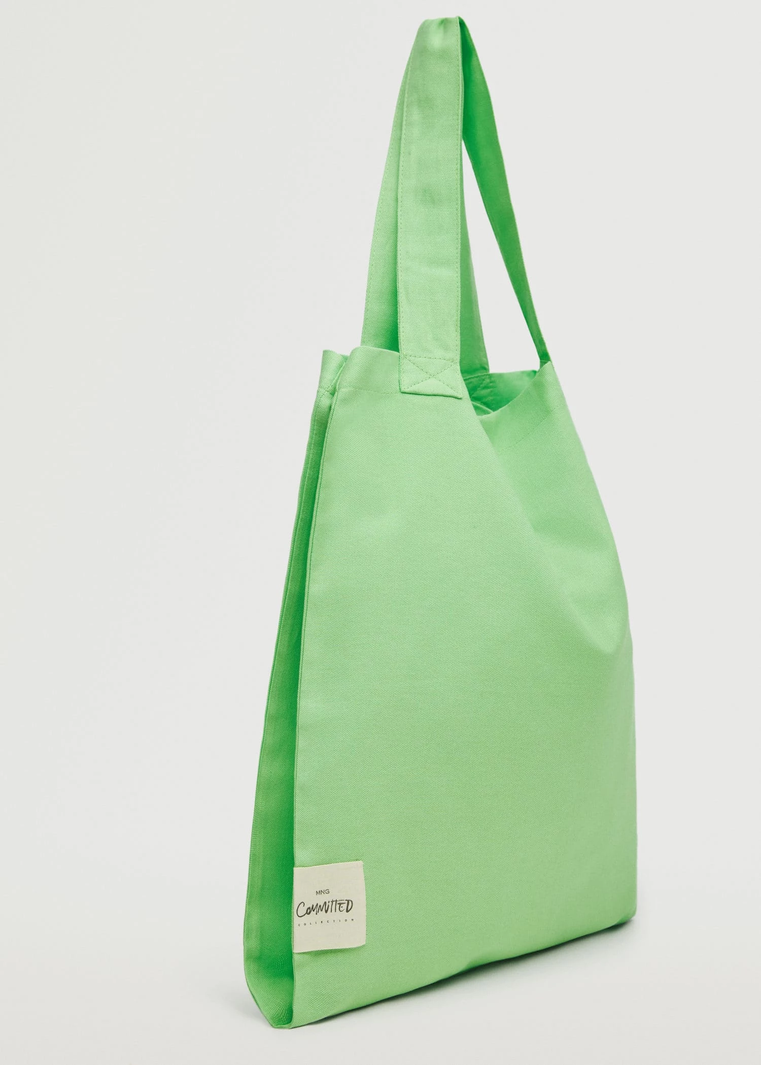 Mango Cotton Shopper Bag Vibrant Blue 15 Mango Cotton Shopper Bag Vibrant Blue - Image 15