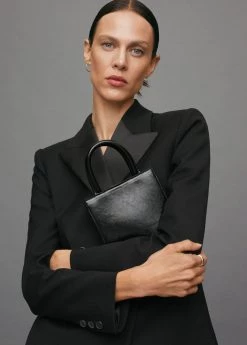 Mango Mini Shopper Bag Black -Mango Bags Sales Store unnamed file 729