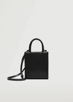 Mango Mini Shopper Bag Black -Mango Bags Sales Store unnamed file 730