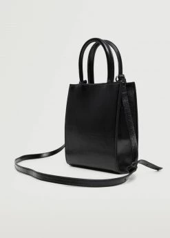 Mango Mini Shopper Bag Black -Mango Bags Sales Store unnamed file 740