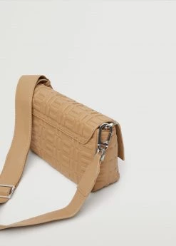 Mango Embossed Cross-body Bag Medium Brown -Mango Bags Sales Store unnamed file 766