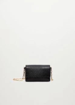 Mango Crossbody Bag With Chain Black -Mango Bags Sales Store unnamed file 779