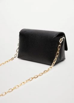 Mango Crossbody Bag With Chain Black -Mango Bags Sales Store unnamed file 782