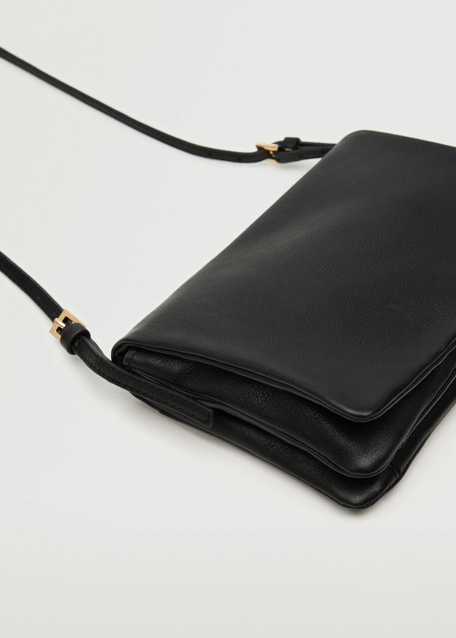 Mango Leather Cross Body Bag Lime 9 Mango Leather Cross Body Bag Lime - Image 9