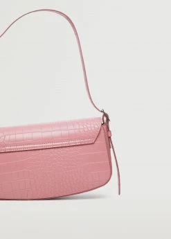 Mango Croc-effect Baguette Bag Black -Mango Bags Sales Store unnamed file 800