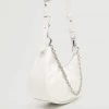 Mango Chain Cross Body Bag White