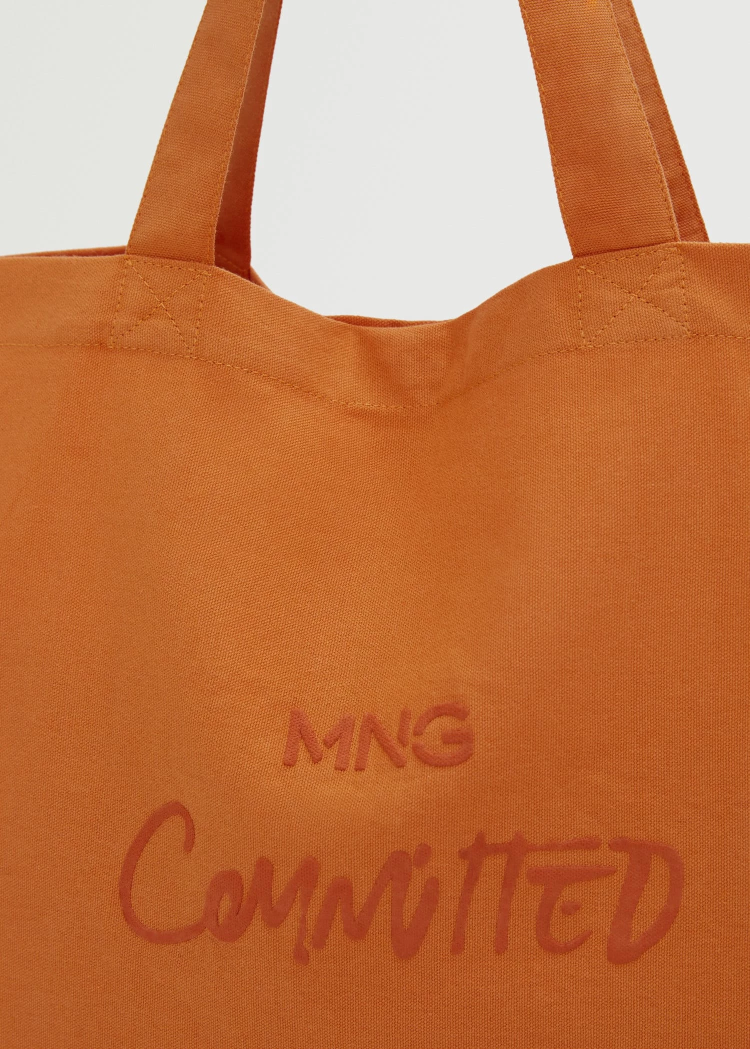 Mango Cotton Shopper Bag Beige 8 Mango Cotton Shopper Bag Beige - Image 8