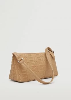 Mango Embossed Baguette Bag Medium Brown -Mango Bags Sales Store unnamed file 863