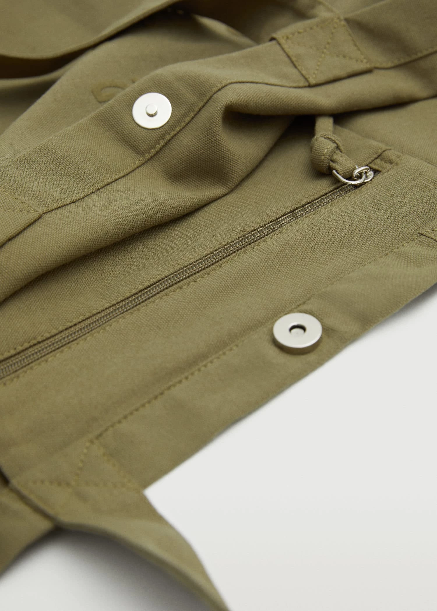 Mango Cotton Shopper Bag Beige 11 Mango Cotton Shopper Bag Beige - Image 11