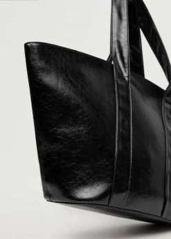 Mango Maxi Shopper Bag Black -Mango Bags Sales Store unnamed file 892