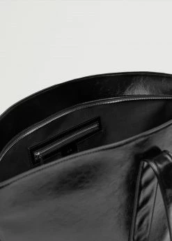 Mango Maxi Shopper Bag Black -Mango Bags Sales Store unnamed file 893