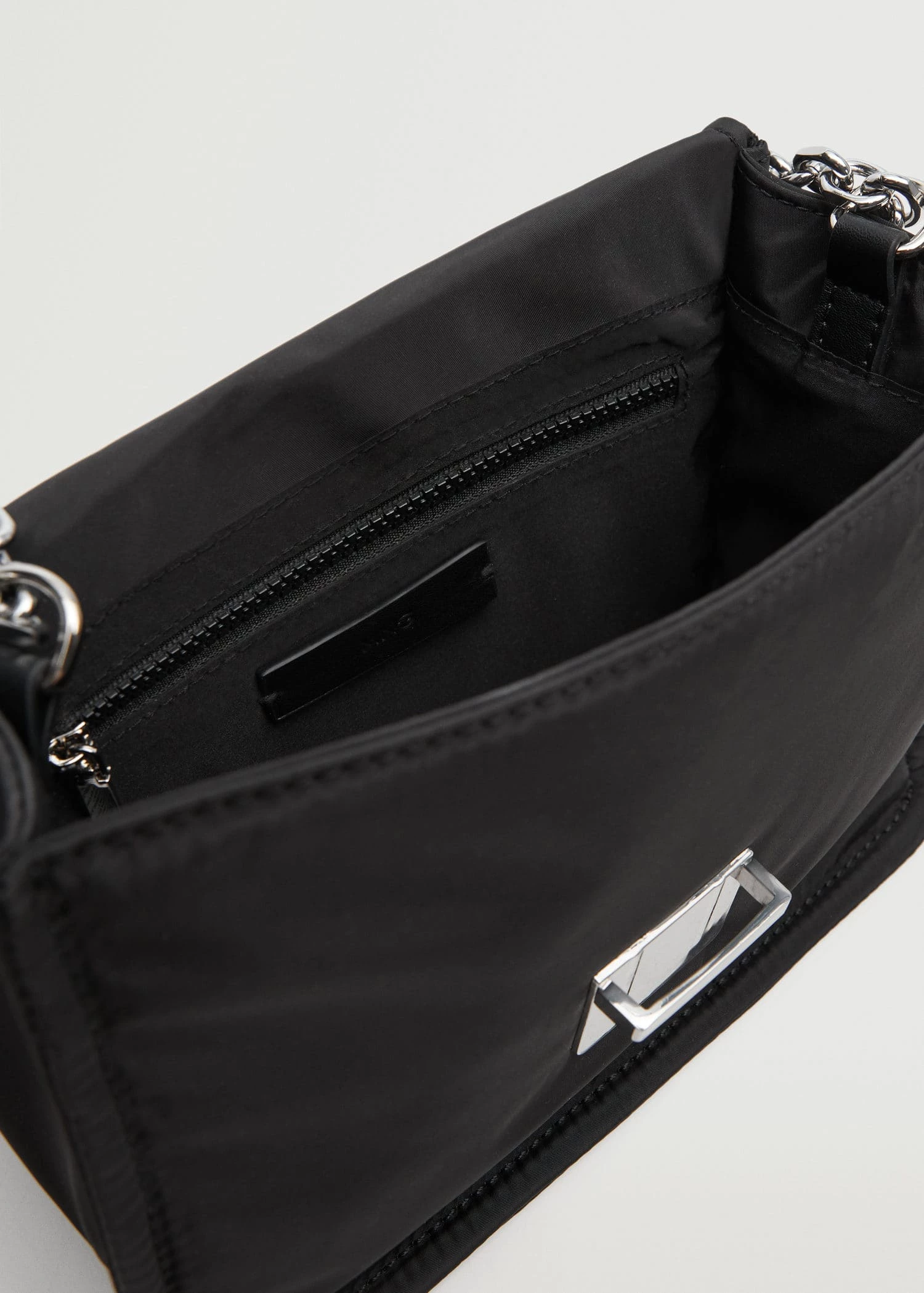 Mango Flap Crossbody Bag Black 10 Mango Flap Crossbody Bag Black - Image 10