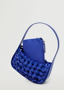 Mango Braided Baguette Bag Vibrant Blue -Mango Bags Sales Store unnamed file 951